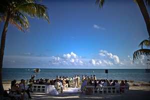 A popular wedding spot in Key West, at the Casa Marina Resort.
