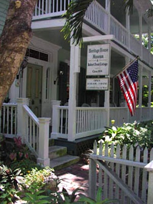 Poet Robert Frost first visited Key West in 1934 and wrote one of his best-known poems, "The Gift Outright," on the island. The small cottage where he wintered from 1945 to 1960 is behind the home of local hostess and preservationist Jessie Porter. Both were named a National Literary Landmark, and though closed to the public still stand at 410 Caroline St. 