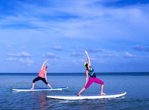 Serenity Eco Therapy, a progressive paddleboard program that practices mental balance through nature. 