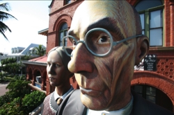 "God Bless America," a 25-foot-tall sculpture by J. Seward Johnson, was installed outside the Key West Museum of Art & History at the Custom House. The massive sculpture is a highlight of Johnson's "Icons," which opened Jan. 20 at the museum depicting some of America's iconic moments in art, film and history.