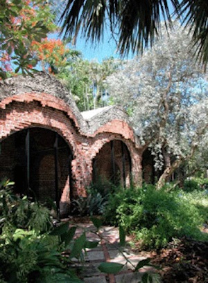 "Key West Reverie" is designed as a series of vignettes staged through the grounds rather than sit in one place, encountering performances while discovering the site's weathered brick arches, abundant flowers and plants, towering trees and tranquil peace garden.   